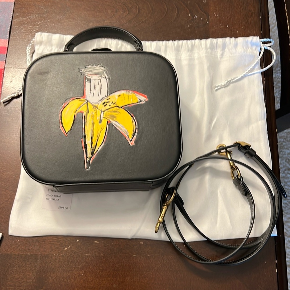 Coach X Jean Michel Basquiat Square Bag